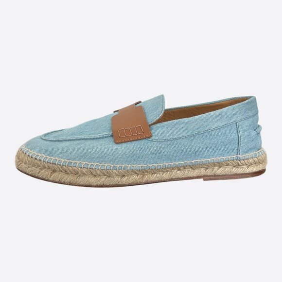 Hermes Blue & Brown Trip Espadrilles main image 8